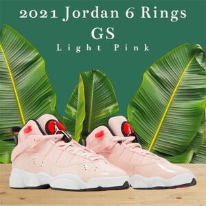 Jordan 6 Rings GS Pink Sneakers